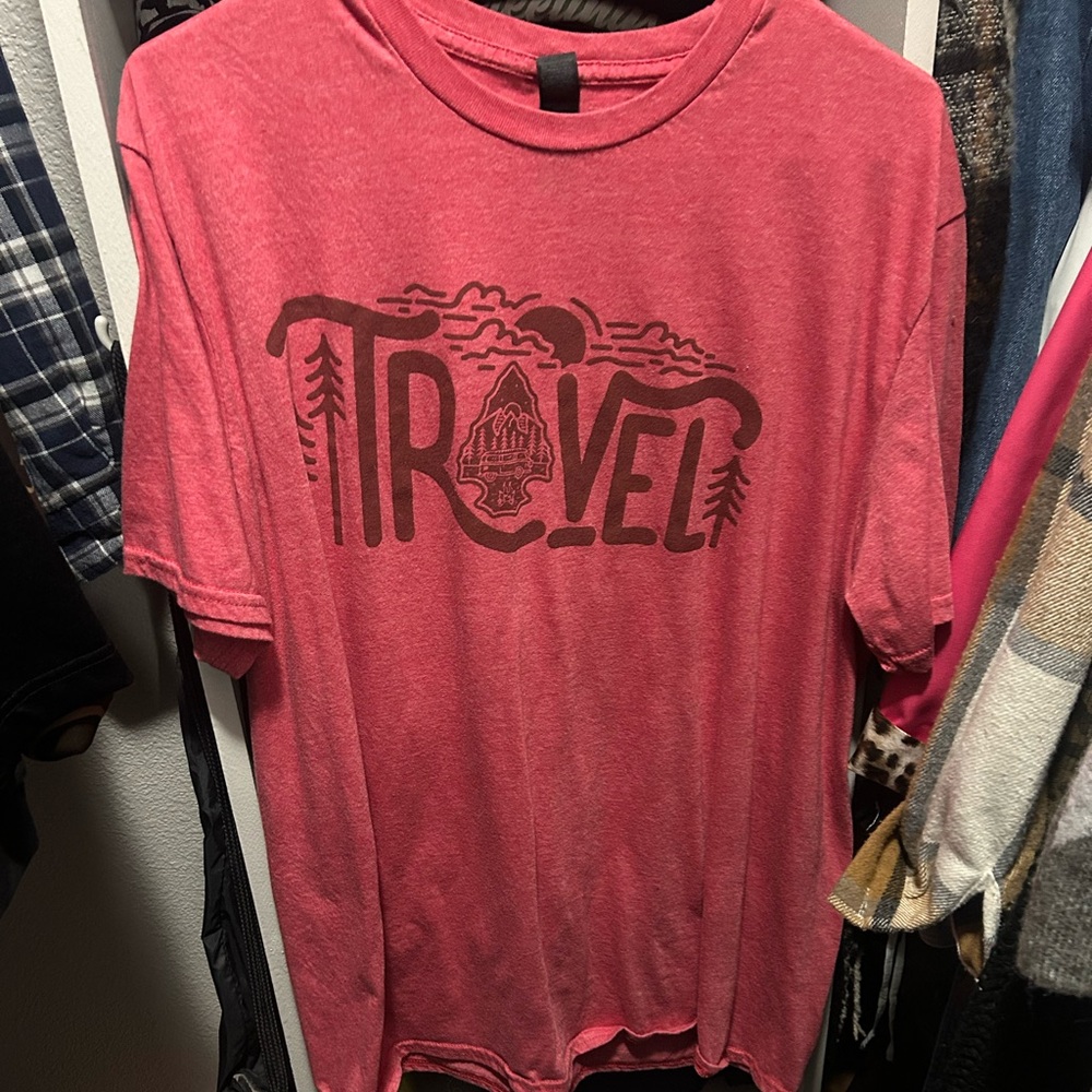 Gildan Red Graphic T-Shirt